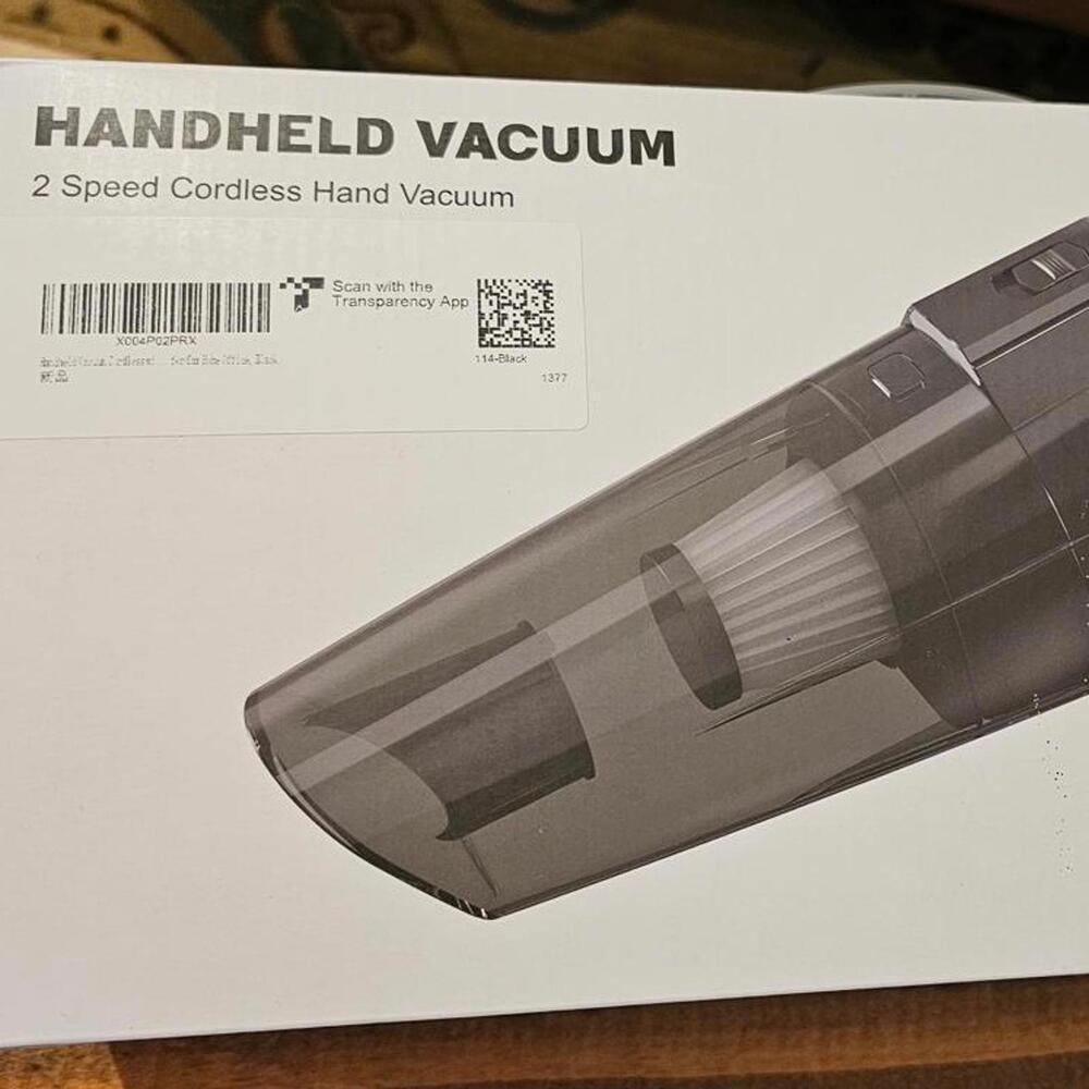 Cordless Handheld Vacuum - 2 Speed Cleaner - Picture 1 of 4